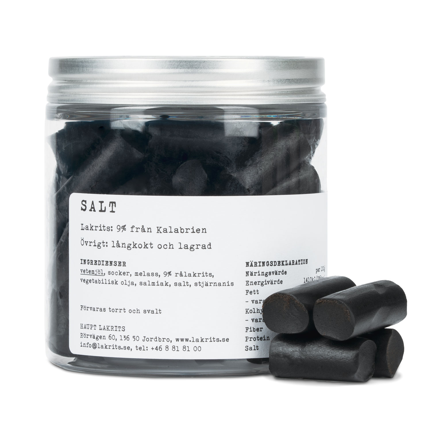 Haupt Lakrits SALT Lakritzstücke salzig, 10 g