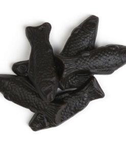 Alternative view of Kolsvart salta Lakritsfiskar RÖKT 120 g