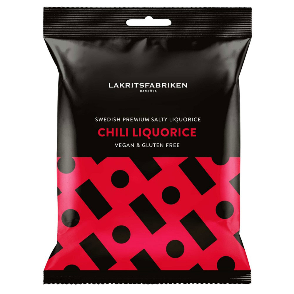 Lakritsfabriken Chili Salty Liqourice 100 g