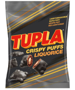 Cloetta Tupla Crispy Puffs Liqourice 140 g