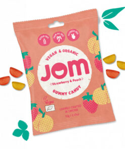 JOM Strawberry & Peach Gummy Candy - Bio 70g