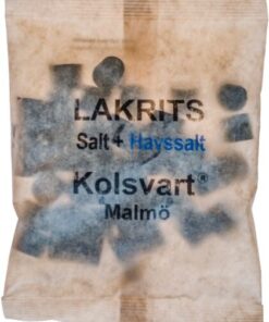 Kolsvart Lakritz SALT+HAVSSALT 120 g