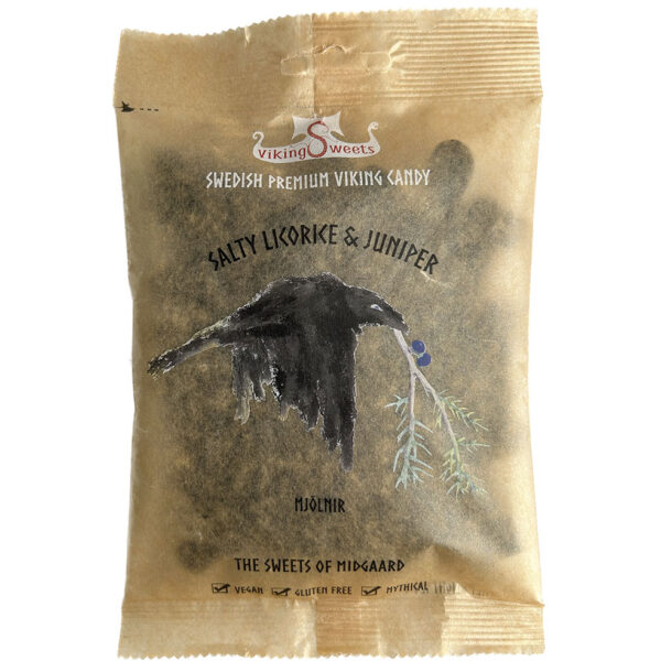 Viking Sweets Licorice & juniper Mjölnir 120 g